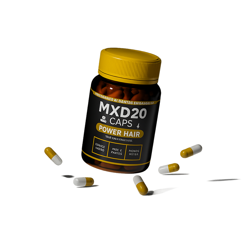 Capsula Capilar MXD20 + Sérum Capilar MXD20 - (Pague na Entrega)